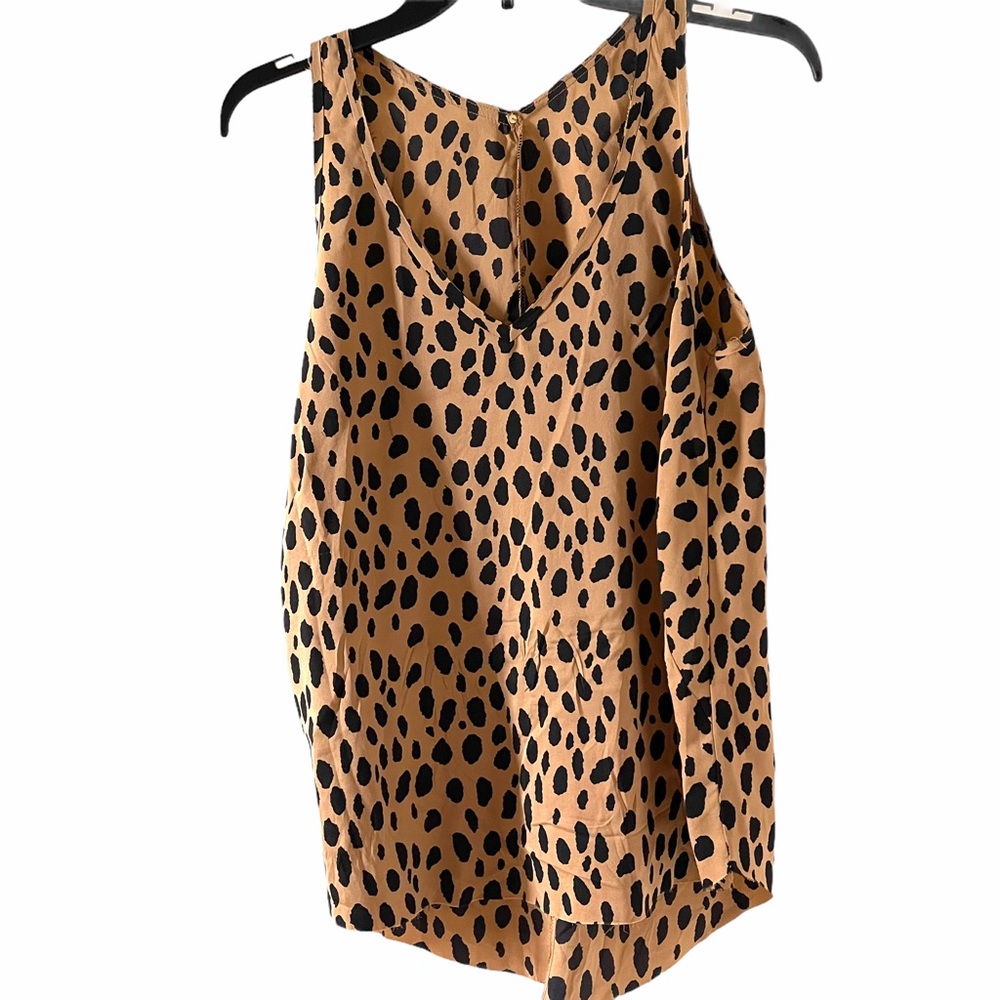 AqC Silk Leopard Tank Top Size 1